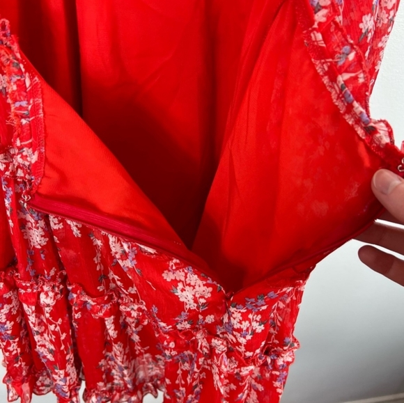 NWT Angel Biba floral mini dress - Picture 5 of 12